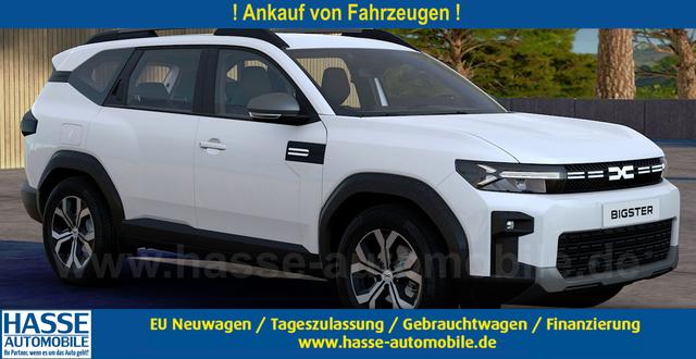 Dacia Bigster - Expression 1.2 TCe 140 Mild-Hybrid 6-Gang, Weiß + Parking-Paket, 17" Alu, Rückfahrkamera, Klimaautomatik, Radio 10" Wireless Apple CarPlay/Android Auto, Tempomat, Nebelscheinwerfer, Lederlenkrad