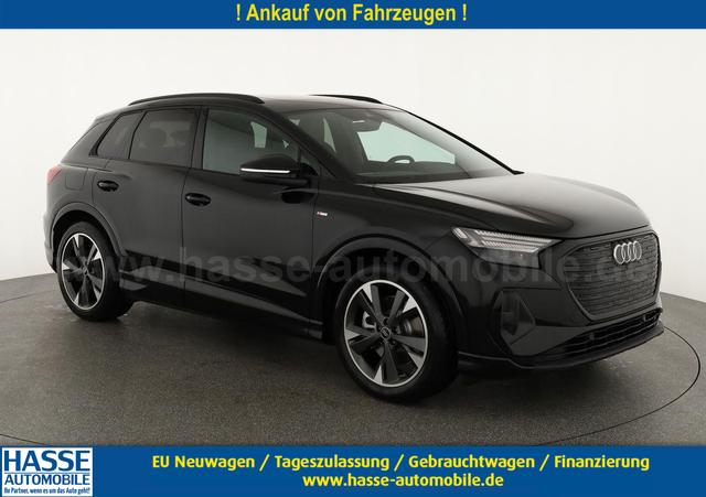 Audi Q4 e-tron - 45 basis quattro S-LINE, Pano, AHK, 20-Zoll, Matrix, Optikpaket schwarz