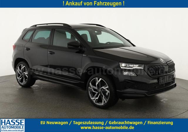 Skoda Karoq - Sportline 4x4 2.0 TSI DSG Sportline, AHK, Navi, Teilleder, Side, 5 J.-Garantie