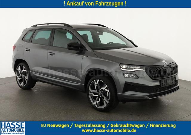 Skoda Karoq - Sportline 4x4 2.0 TSI DSG Sportline, Pano, AHK, Navi, Teilleder, Side, 5 J.-Garantie