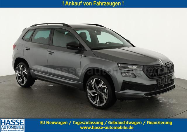 Skoda Karoq - Sportline 2.0 TDI DSG Sportline, AHK, Matrix, Teilleder, 5 J.-Garantie