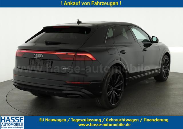 Audi Q8 - 50 TDI quattro qu S-LINE, Luft, Pano, B&O, 23-Zoll, AHK, Leder, AreaView, Optik schwarz
