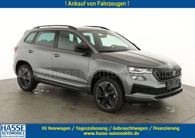 Skoda Karoq - Sportline 1.5 TSI DSG Sportline, AHK, Navi, CANTON, Matrix, AreaView, Side, Kamera, el. Klappe, FS-beheizbar