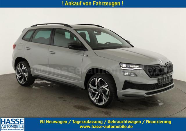 Skoda Karoq - Sportline 1.5 TSI DSG Sportline, Pano, AHK, Navi, CANTON, Matrix, AreaView, Side, FS-beheizbar, 19-Zoll