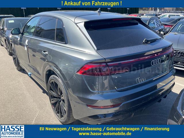 Audi Q8 - 50 TDI quattro qu S-LINE, Standheizung, HuD, Luft, Pano, B&O, 23-Zoll, AHK, Leder, AreaView, Optik schwarz