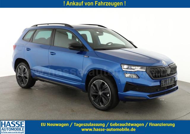 Skoda Karoq - Sportline 1.5 TSI DSG Sportline, Pano, AHK, Navi, CANTON, Matrix, AreaView, Side, FS-beheizbar
