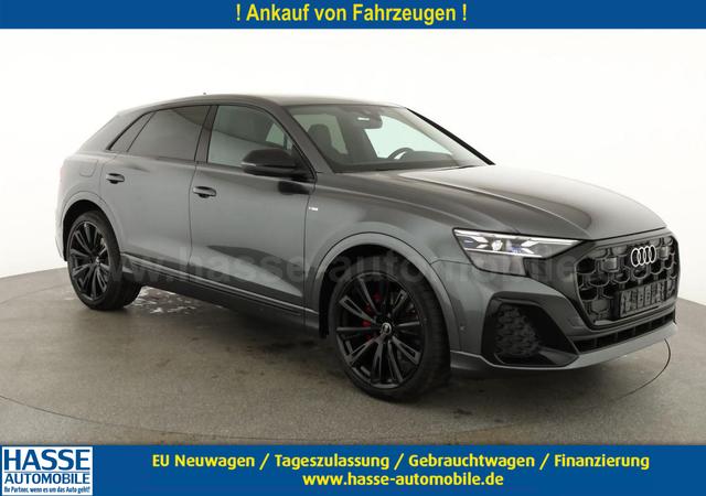 Audi Q8 - 50 TDI quattro qu S-LINE, Standheizung, HuD, Luft, Pano, B&O, 23-Zoll, AHK, Leder, AreaView, Optik schwarz
