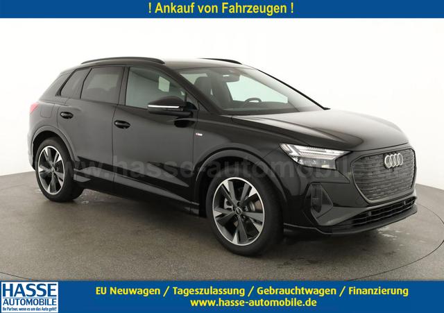 Audi Q4 e-tron - 45 basis quattro S-LINE quattro, AHK, Navi, Matrix, Side, Kamera, el. Klappe, Winter. 20-Zoll