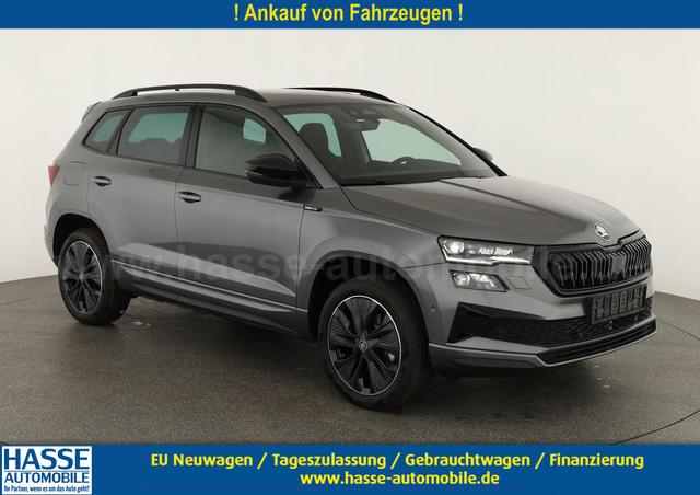 Skoda Karoq - Sportline 1.5 TSI DSG Sportline, Pano, AHK, Navi, CANTON, Matrix, AreaView, Side, el. Klappe, FS-beheizbar, 5 J.-Garantie
