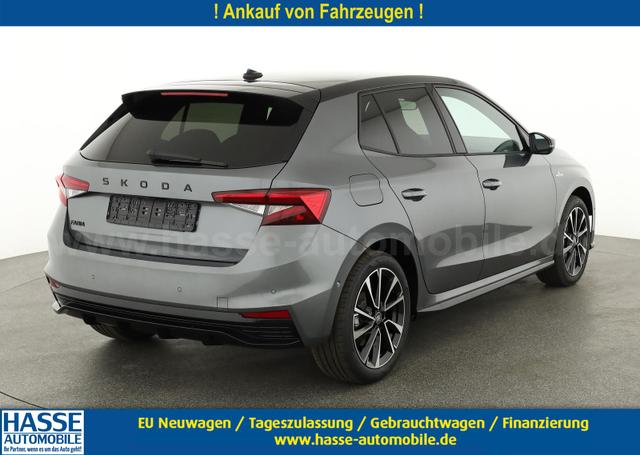 Skoda Fabia - Monte Carlo 1.5 TSI DSG Carlo, Ladeboden, LED, Kamera, App-Connect, 17-Zoll