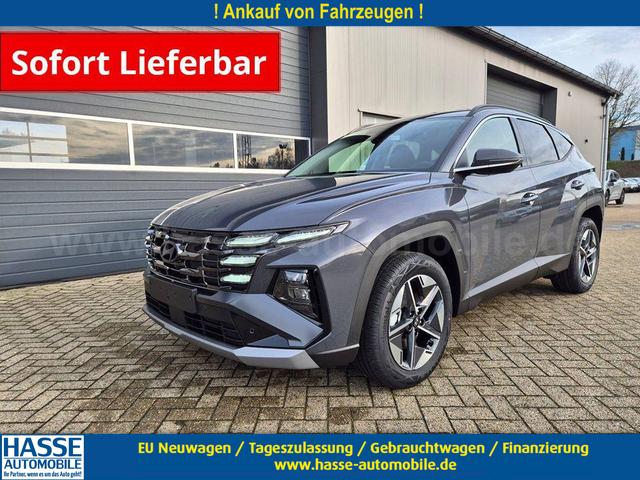 Hyundai TUCSON - Trend 1.6 T-GDI 150PS Automatik TZ 2026 Teil-Leder Sitzheizung v+h Lenkradheizung Klimaautomatik Navi Touchscreen DAB+ Apple CarPlay + Android Auto PDC R&uuml;ckf.-Kamera Matrix-LED-Scheinw.