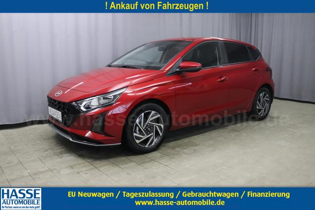 Hyundai i20 - Family 1.0 T-GDi 74kW 7DCT (101PS) Klimaautomatik, Sitzheizung, Lenkradheizung, Rückfahrkamera, Radio mit DAB, Verkehrsschilderkennung, Spurhalteassistent, Lichtsensor, Regensensor, 16" Leichtmetallfelgen, uvm.