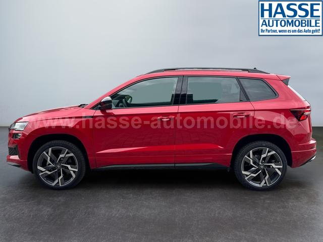 Skoda Karoq Sportline 1,5 TSI DSG 2ZKlimaautomatik Canton Anh&auml;ngerkupplung Totewinkel Assistent 2 x Einparkhilfe Kamera 19 Zoll Felgen adaptiver Tempomat 5J Garantie 