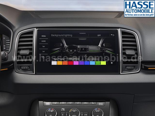 Skoda Karoq Sportline 2,0 TSI 4x4 DSG 2ZoKlima 18 Zoll Alu Navigation 5J Garantie 10 ViCo Matrix ACC el Heckklappe 2 x PDC Kamera 