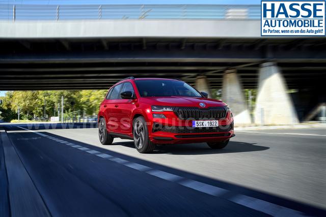 Skoda Karoq Sportline 2,0 TSI 4x4 DSG 2ZoKlima 18 Zoll Alu Navigation 5J Garantie 10 ViCo Matrix ACC el Heckklappe 2 x PDC Kamera 