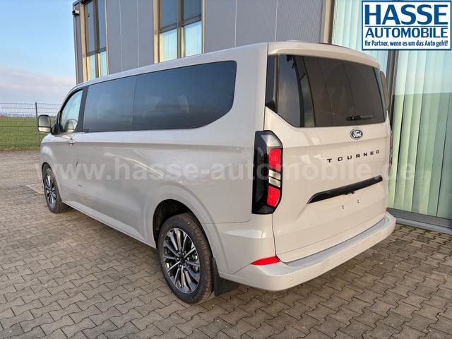 Ford Tourneo Custom Titanium X 2.0 TDCi 170PS AUTOMATIK AWD ALLRAD L1H1, 5J Garantie, 8 Plätze, 19" Alu, 13"-Navi, Elektr. Sitze + Kunstleder Sitzheizung, 3-Zonen-Klimautomatik, Alarm, 2 Schiebetüren, Adaptiver Tempomat, Toter-Winkel, Privacy-Glas, Parksensoren v/h, 360°-Kamera 