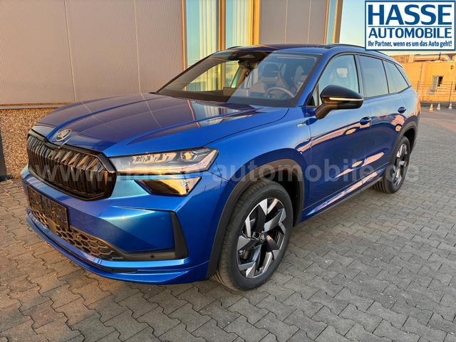 Skoda Kodiaq Sportline Angebot f. Menschen mit Behinderung 100%! 1.5 TSI iV PLUG-IN-HYBRID 204PS DSG, 19" Alu, NAVI 13", MATRIX-LED-Scheinwerfer, KESSY, Alarm, Parksensoren vorn/hinten, Rückfahrkamera, Tempomat, Elektr. Heckklappe + Fahrersitz, Sitzheizung, 3-Zonen 