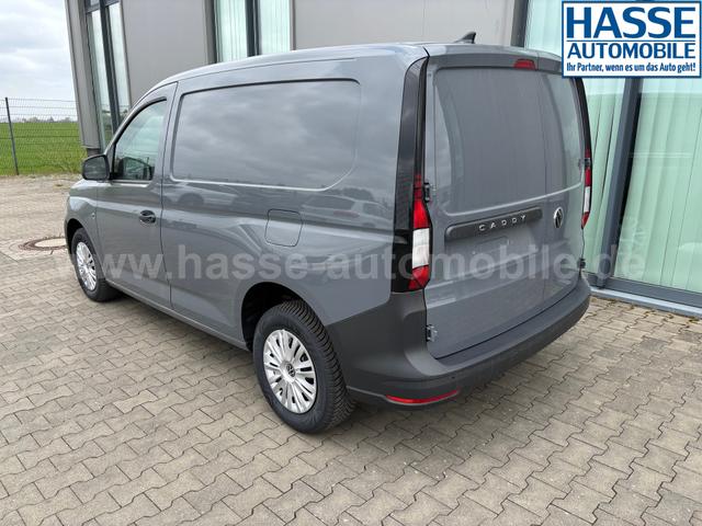 Volkswagen Caddy Cargo 2.0 TDI 102PS, Pure-Grey, Klima, Parksensoren hinten, Reserverad, Kunststoffbodenbelag Fahrer-/Fahrgastraum, Ganzjahresreifen, Radio 10" + Wireless App-Connect, Tempomat, Hecktüren, Schiebetür rechts 