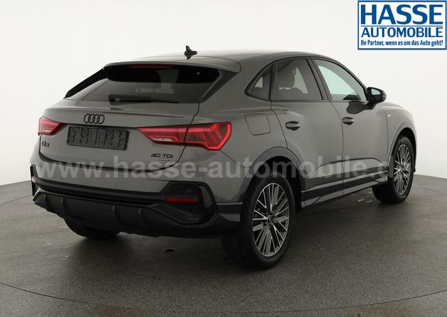 Audi Q3 Sportback 40 TDI quattro S line qu S-LINE, AHK, 19-Zoll, Optik schwarz, Navi, Kamera, el. Klappe 