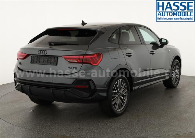 Audi Q3 Sportback 40 TDI quattro S line qu S-LINE, AHK, 19-Zoll, Optik schwarz, Navi, Kamera, el. Klappe, 4-J. Garantie 