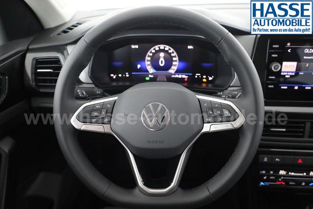 Volkswagen T-Cross 1.5 TSI 110 kW Life DSG Life, AHK, ACC, Ready2, Side, Kamera, 17-Zoll, Winterpaket, Climatronic 