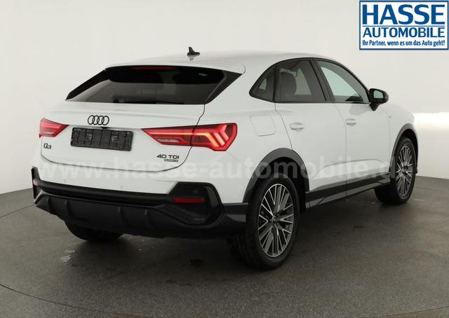 Audi Q3 Sportback 40 TDI quattro S line qu S-LINE, AHK, 19-Zoll, Optik schwarz, Navi, Kamera, el. Klappe 
