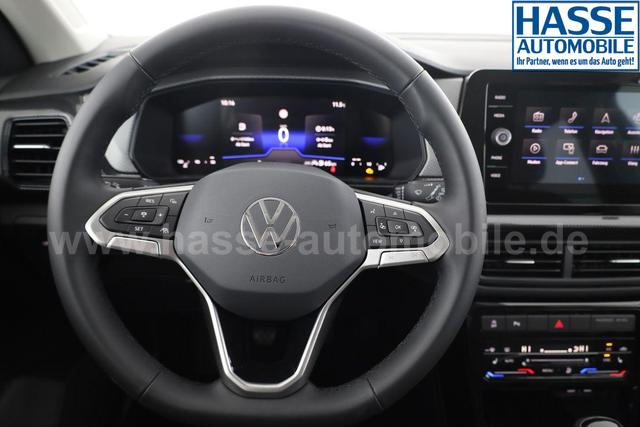 Volkswagen T-Cross 1.0 TSI 85 kW Life Life, AHK, ACC, Side, Kamera, 17-Zoll, Winterpaket, Climatronic 