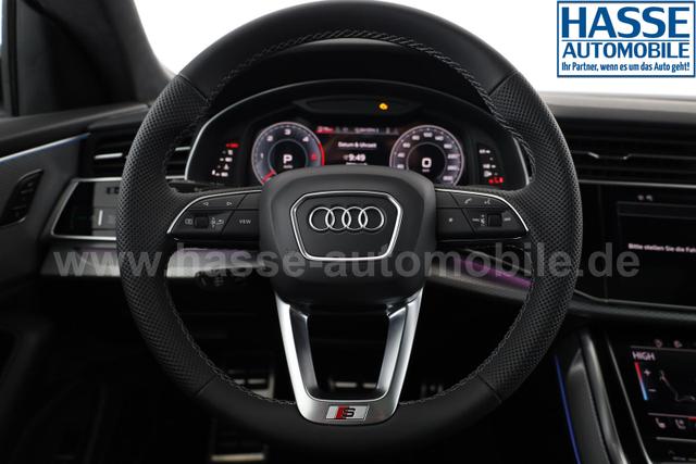 Audi Q8 50 TDI quattro qu S-LINE, Luft, Pano, B&O, 23-Zoll, AHK, Leder, AreaView, Optik schwarz 