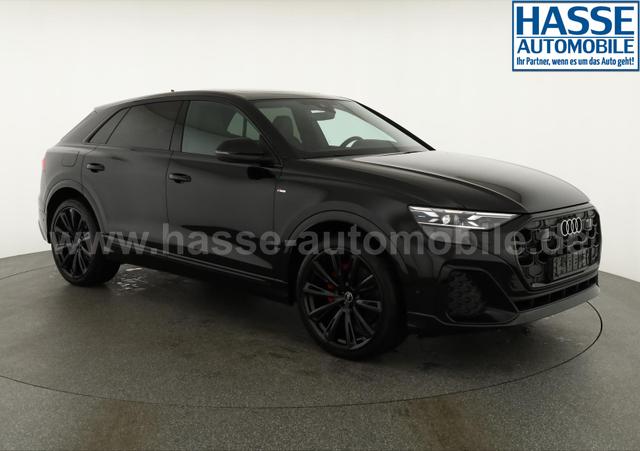Audi Q8 50 TDI quattro qu S-LINE, Standheizung, HuD, Luft, Pano, B&O, 23-Zoll, AHK, Leder, AreaView, Optik schwarz 