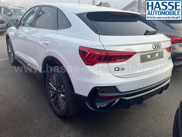 Audi Q3 Sportback 45 TFSI quattro S line qu S-LINE, AHK, 19-Zoll, Optik schwarz, Navi, Kamera, el. Klappe 
