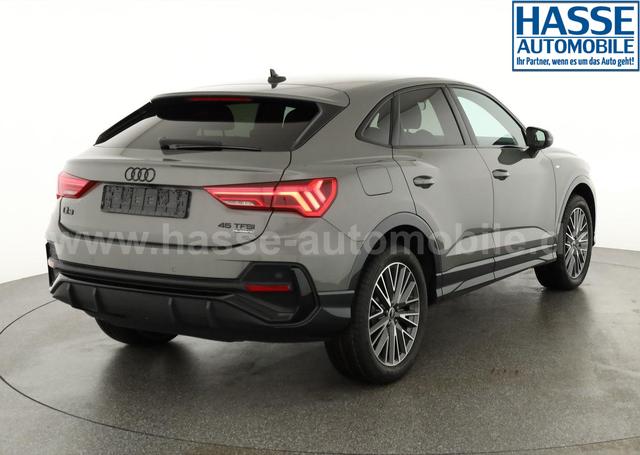 Audi Q3 Sportback 45 TFSI quattro S line qu S-LINE, AHK, 19-Zoll, Optik schwarz, Navi, Kamera, el. Klappe 