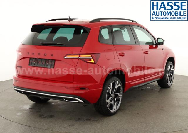 Skoda Karoq Sportline 1.5 TSI DSG Sportline, Pano, AHK, Navi, CANTON, Matrix, AreaView, Side, FS-beheizbar, 19-Zoll 