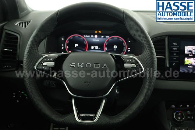 Skoda Karoq Sportline 1.5 TSI DSG Sportline, Pano, AHK, Navi, Matrix, AreaView, Side, FS-beheizbar, Winter, 19-Zoll 