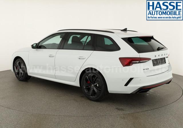 Skoda Octavia Combi 2.0 TSI 195 kW RS DSG, Pano, Standheizung, AHK, Navi, Matrix, Canton, Side, Winter, 5 J.-Garantie 