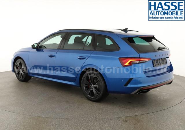 Skoda Octavia Combi 2.0 TSI 195 kW RS DSG, Pano, Standheizung, AHK, Navi, Matrix, Canton, Side, Winter, 5 J.-Garantie 