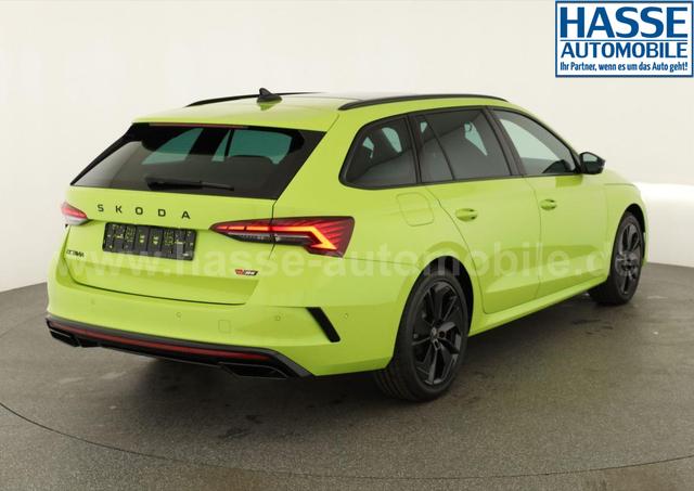 Skoda Octavia Combi 2.0 TSI 195 kW RS DSG, Pano, Standheizung, AHK, Navi, Matrix, Canton, Side, Winter, 5 J.-Garantie 