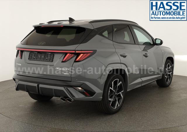 Hyundai TUCSON 1.6 T-GDI DCT 4WD N-LINE, AHK, el. Klappe, Teilleder, Navi, Kamera, ACC 