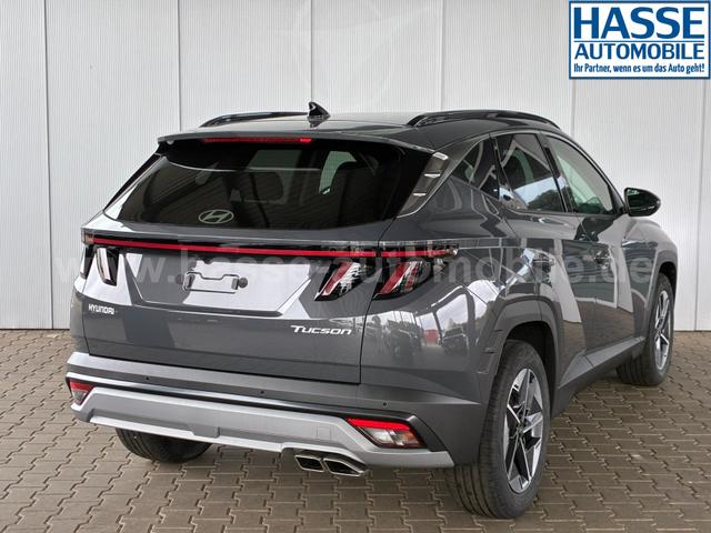 Hyundai TUCSON E-Motion 1.6 T-GDI 2WD 48V DCT / Panoramadach ACC Sitz + Lenkradheizung LED Navi PDC V&H Kamera Alu 18" 