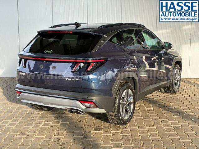 Hyundai TUCSON E-Motion 1.6 T-GDI 2WD 48V DCT / Panoramadach ACC Sitz + Lenkradheizung LED Navi PDC V&H Kamera Alu 18" 