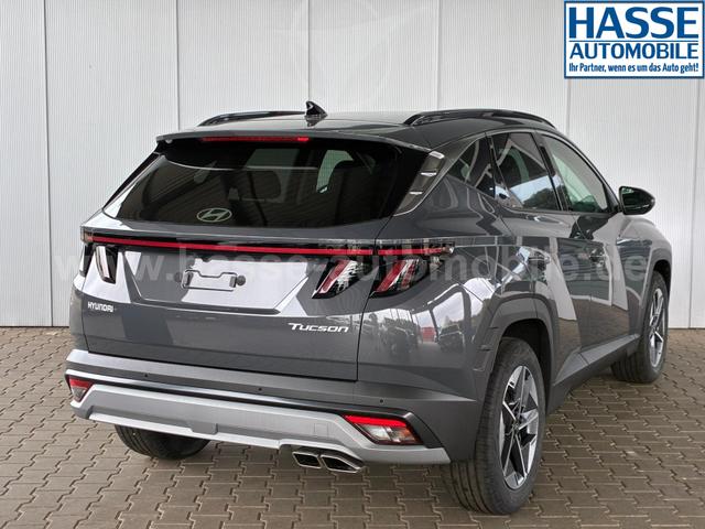 Hyundai TUCSON E-Motion 1.6 T-GDI 2WD 48V DCT / Panoramadach ACC Sitz + Lenkradheizung LED Navi PDC V&H Kamera Alu 18" 
