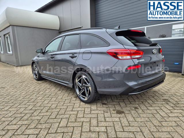 Hyundai i30 Kombi 1.6 T-GDI 150PS Automatik N-Line MY2026 Sitzheizung Lenkradheizung Klimaautomatik Navi 10,3"-Touchscreen Bluelink Apple CarPlay + Android Auto PDC v+h R&uuml;ckf.Kamera 18-LM 