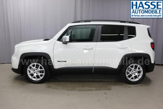 Jeep Renegade 1.5 T4 DCT7 e-Hybrid Limited 1469 96 kW296 Alpine White 020 Stoff Schwarz "7KS Winter-Paket 070 Seitenscheiben hinten und Heckscheibe verdunkelt 5CA Alpine White"