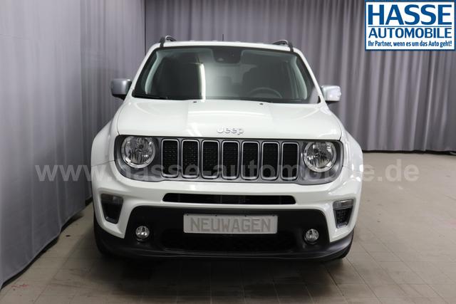 Jeep Renegade 1.5 T4 DCT7 e-Hybrid Limited 1469 96 kW296 Alpine White 020 Stoff Schwarz "7KS Winter-Paket 070 Seitenscheiben hinten und Heckscheibe verdunkelt 5CA Alpine White"