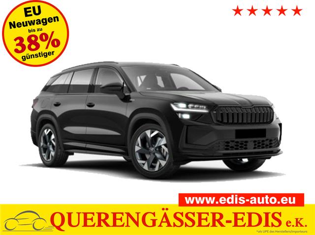 Skoda Kodiaq - Sportline 2.0 TSI DSG 4x4 7Sitzer*AHK*NAVI*SHZ*Matrix*360°*IPA*Keyless*Canton