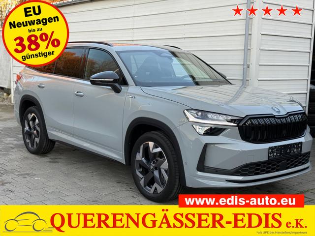 Skoda Kodiaq - Sportline 2.0 TDI DSG 4x4 7Sitzer*AHK*NAVI*SHZ*Matrix*360°*IPA*Keyless*Canton