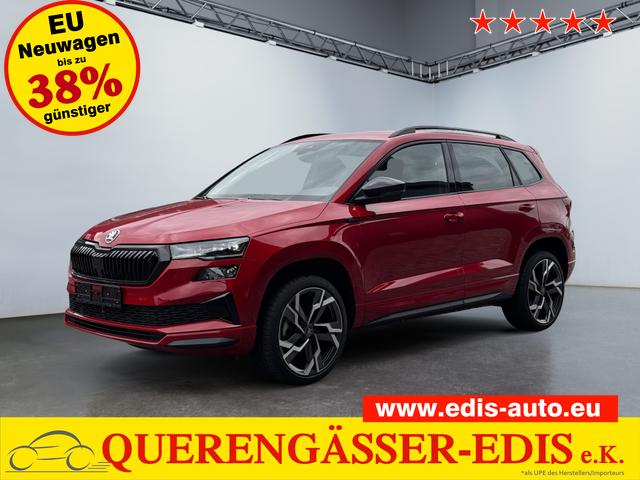 Skoda Karoq - 1,5 TSI DSG Sportline 2ZKli AHK ACC Canton PDC Kam 19Zo 5JG