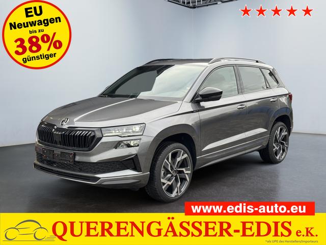 Skoda Karoq - 1,5 TSI DSG Sportline 2ZKli AHK ACC SHT PDC Kam 19Zo 5JG