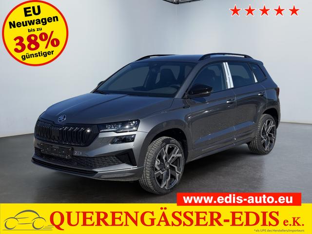 Skoda Karoq - Sportline 1,5 TSI DSG 2ZKlimaautomatik Canton Anh&auml;ngerkupplung Totewinkel Assistent 2 x Einparkhilfe Kamera 19 Zoll Felgen adaptiver Tempomat 5J Garantie