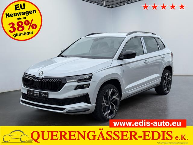 Skoda Karoq - Sportline 1,5 TSI DSG 2ZKlimaautomatik Canton Anh&auml;ngerkupplung Totewinkel Assistent 2 x Einparkhilfe Kamera 19 Zoll Felgen adaptiver Tempomat 5J Garantie