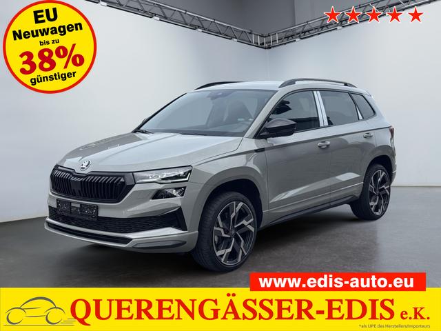 Skoda Karoq - Sportline 1,5 TSI DSG 2ZKlimaautomatik Canton Anh&auml;ngerkupplung Totewinkel Assistent 2 x Einparkhilfe Kamera 19 Zoll Felgen adaptiver Tempomat 5J Garantie